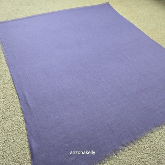Ovcio Featherlight Lavender Cashmere Scarf - Picture 9 of 14